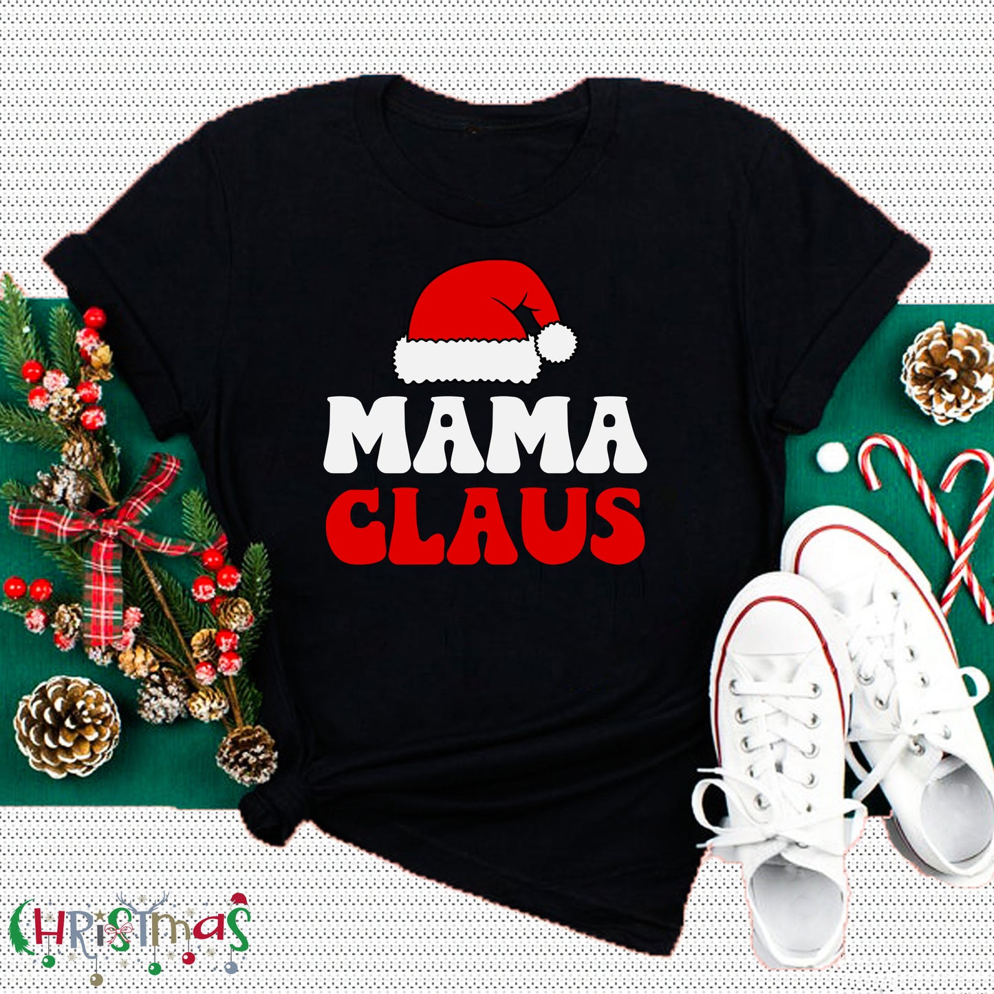 Mama Claus Short Sleeve Tee