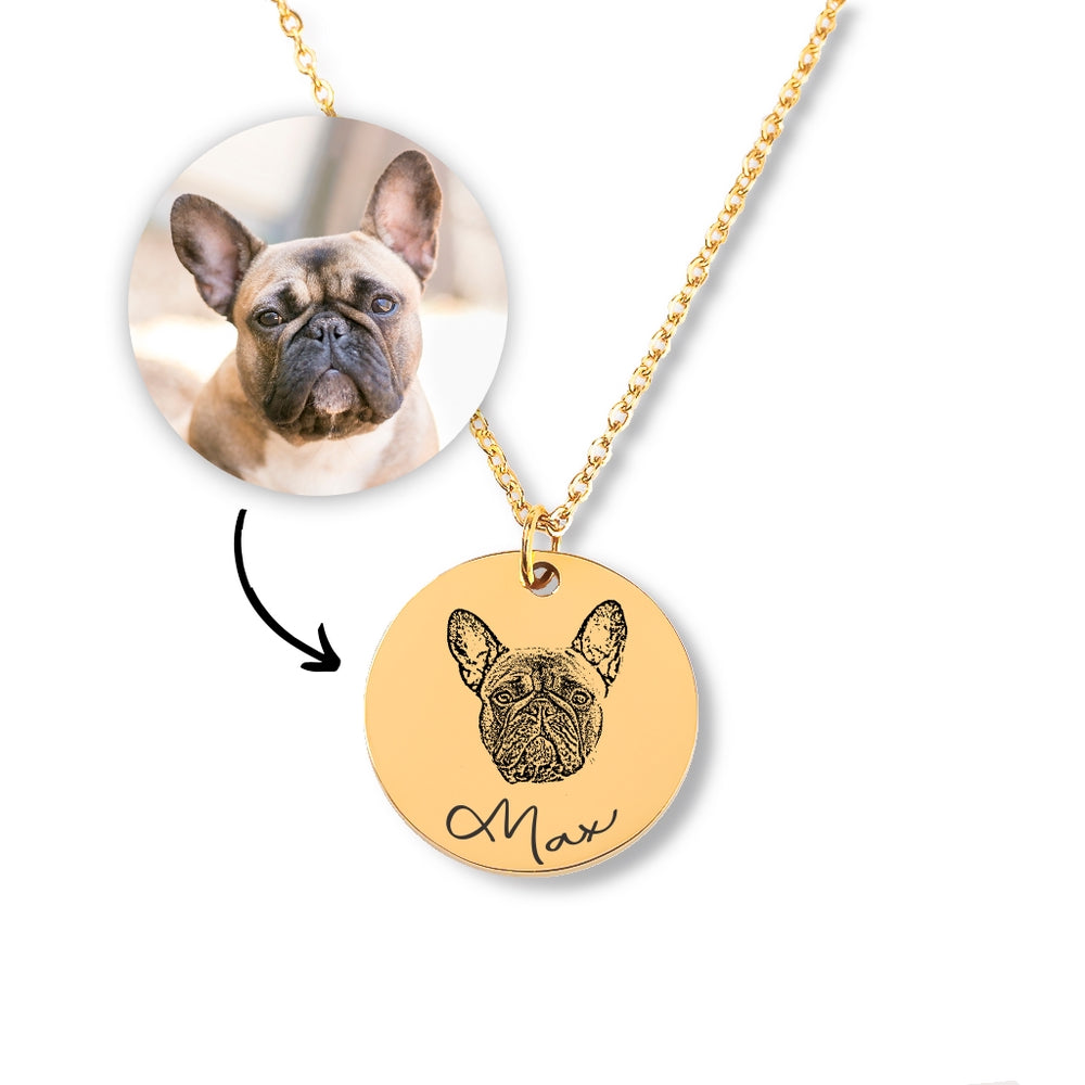 Dog Portrait Necklace