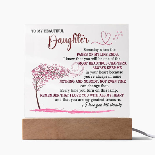 Keepsake Gift for Daughter - Eternity - Plaque