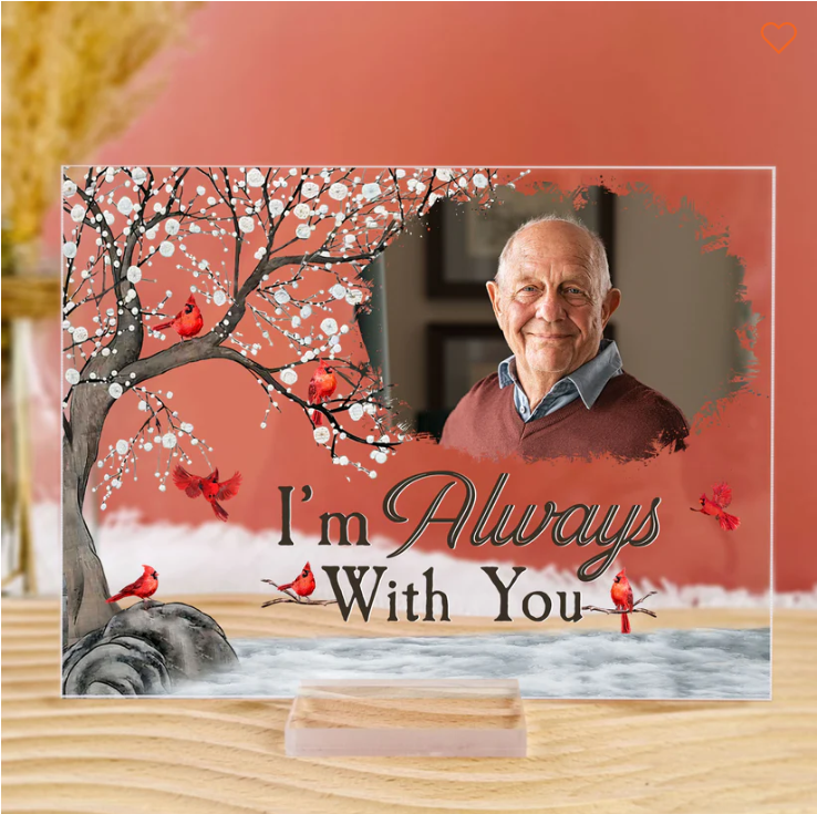 Those we love Personalized Acrylic Photo Plaque