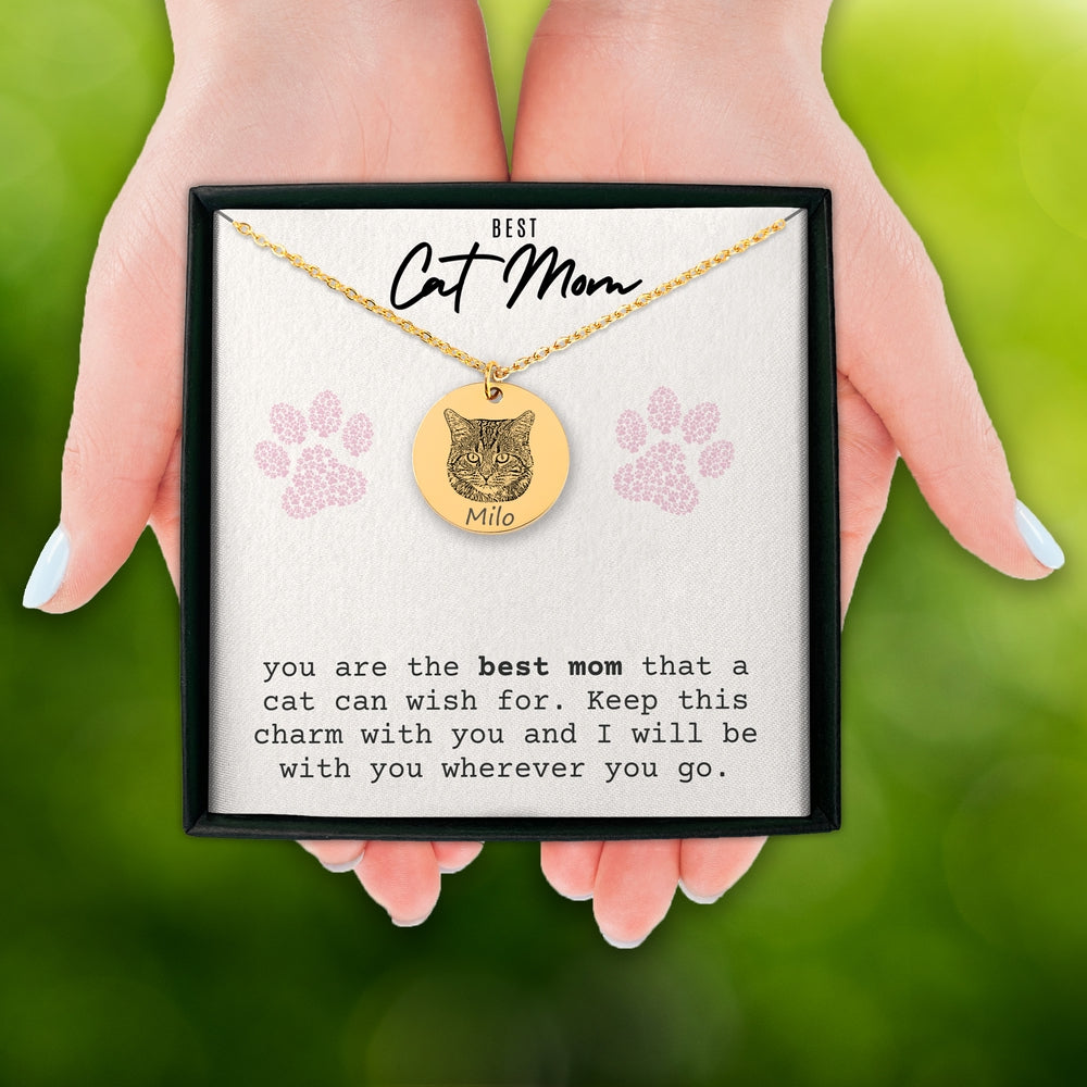 Cat Portrait Necklace